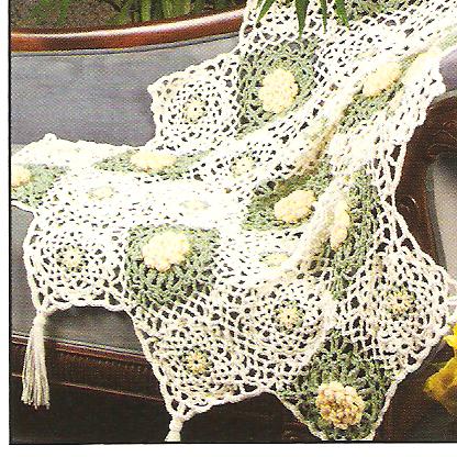 Bouquet Afghans Crochet Pattern Booklet - 4 Designs - Image 2