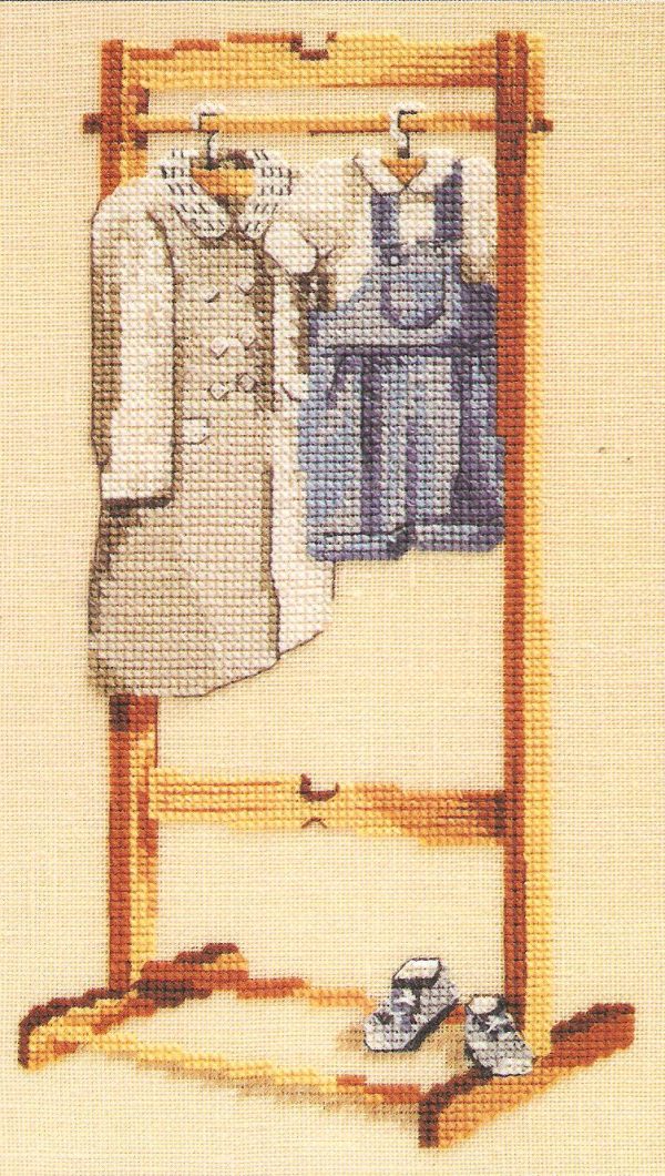 Baby Boy's Clothes Counted Cross Stitch Kit - DMC