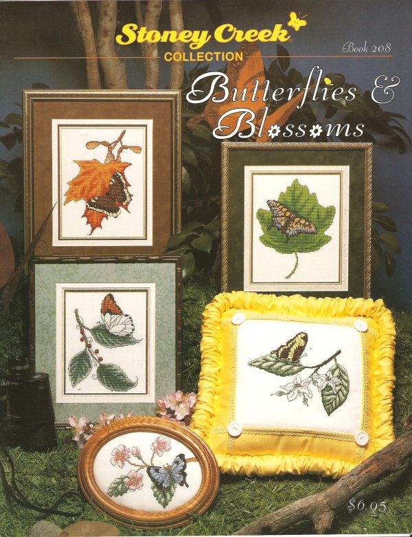 Butterflies & Blossoms Cross Stitch Chart - 10 Designs