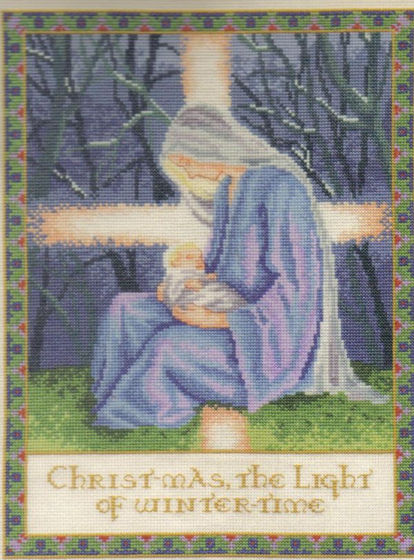 Christmas - The Light Of Winter-Time Cross Stitch Kit - DMC