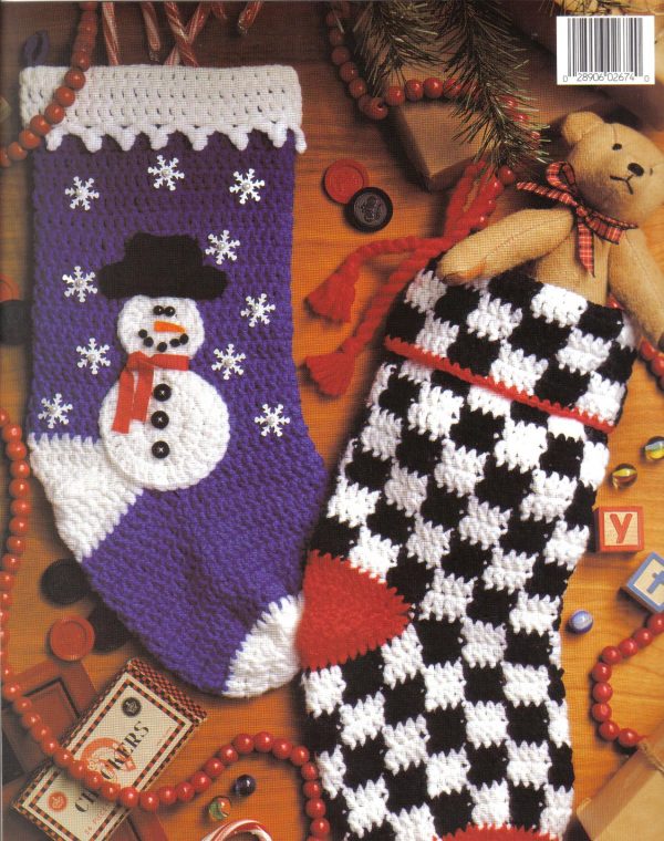 Christmas Stockings Crochet Pattern - 4 Designs - Image 2