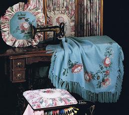 Classic Victorian Afghan & Pillow Cross Stitch Chart