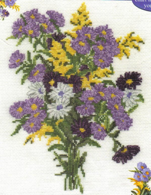 Country Bunch Cross Stitch Kit - DMC Florals Range