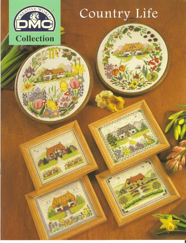 Country Life Cottages Cross Stitch Chart - 6 Designs - DMC