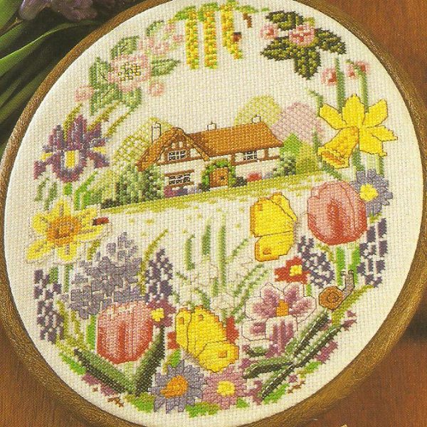 Country Life Cottages Cross Stitch Chart - 6 Designs - DMC - Image 3