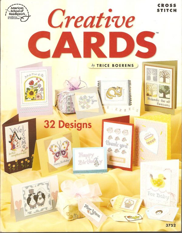 Creative Cards Cross Stitch Chart - 32 Designs