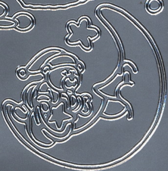 Sleepy Teddies Peel-Off Sheet - Silver - Image 3