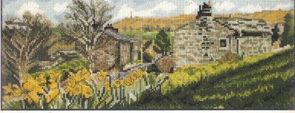 Daffodils Counted Cross Stitch Kit - DMC (Country Scene)