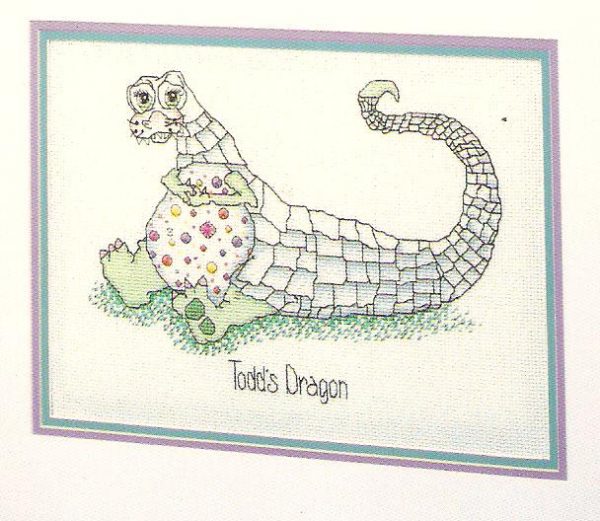 Dragon Tales Cross Stitch Chart - 2 Whimsical Designs - Image 3