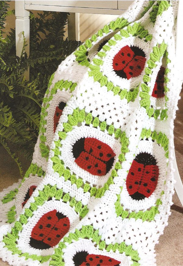 Dragonflies & Butterflies Afghan Crochet Pattern Book - Image 2