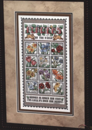 Flowers of the Field Cross Stitch Chart - Image 2