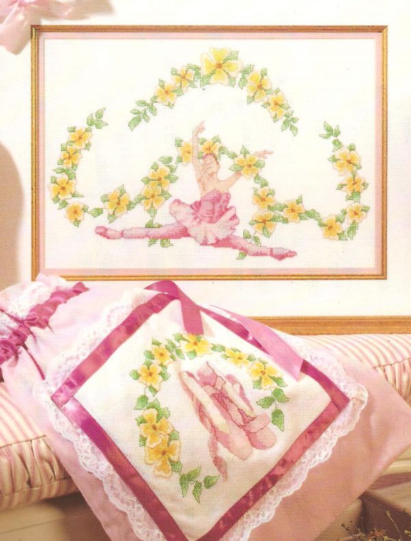 Grand Jete Cross Stitch Chart - 2 Ballet Designs