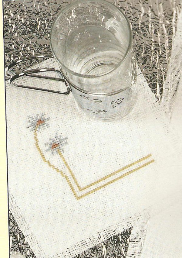 New Living - Place Mat and Coaster Cross Stitch Kit - Image 2