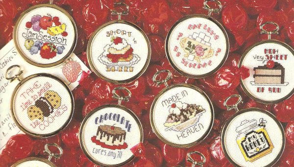 How Sweet It Is! Cross Stitch Chart - 15 Kitchen Themed Designs - Image 3