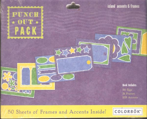 Island Accents & Frames Punchout Pack - 50 Sheets - Image 2