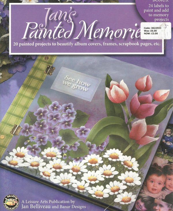 Jan's Painted Memories Projects for Scrapbooks