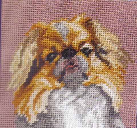 Japanese Spaniel Tapestry Kit