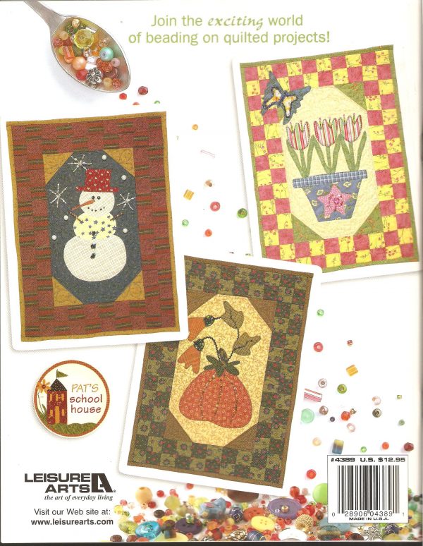 Pat Sloans Learn To Bead You Quilt Instr & Pattern Book - Image 2