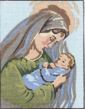 Madonna And Child Tapestry Canvas (3219)