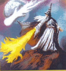Merlin Cross Stitch Chart