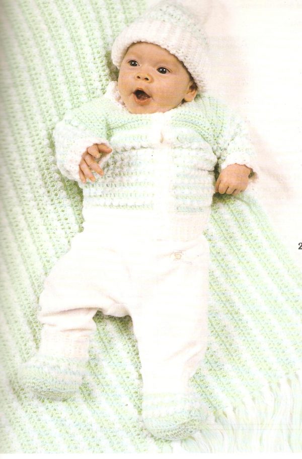 My Very First Layette Crochet Pattern Booklet-4 Designs - Image 3