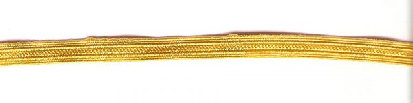 1 Meter of 1/4" Royal Navy Pattern Gold Cellophane Lace Rank Braid