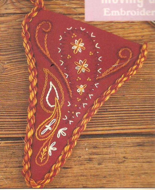 Paisley Scissor Case Embroidery Kit - DMC