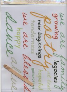 Flavia Peaches and Pomegranates Rub Ons - Colorbok