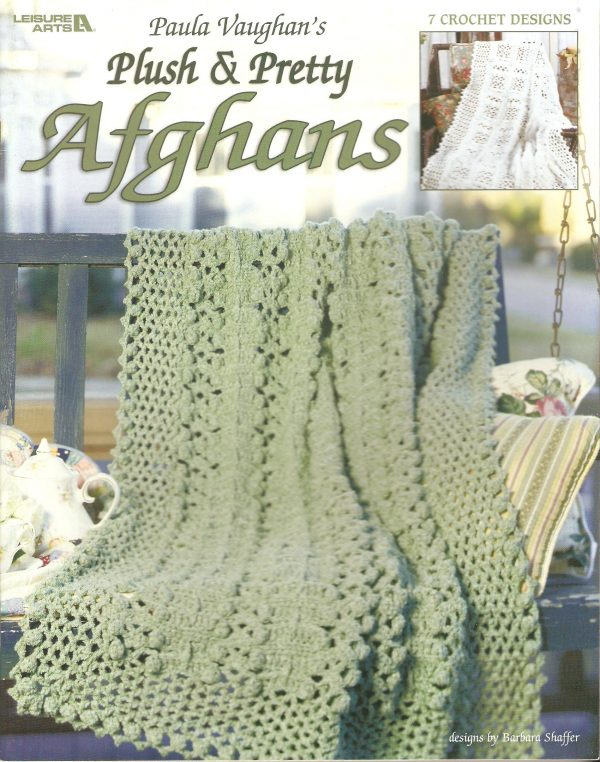 Plush & Pretty Afghans Crochet Patterns-7 Designs