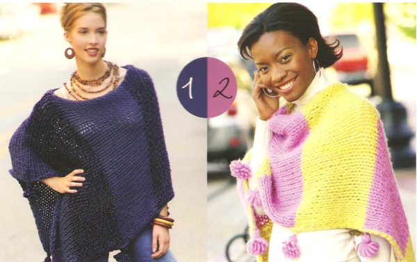 Poncho Potions Knitting Pattern Booklet - 8 Designs - Image 2