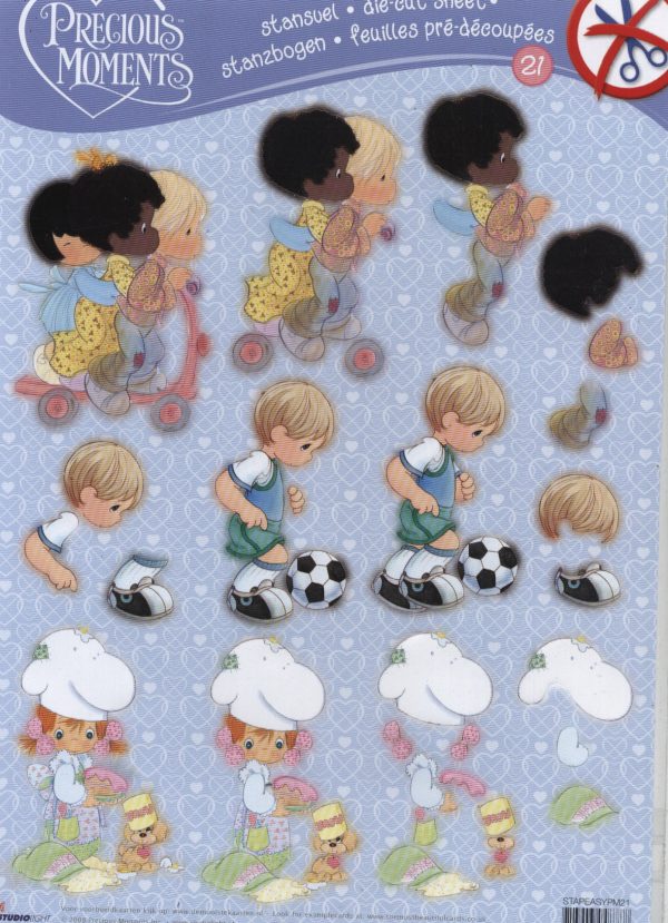 Precious Moments Die Cut Decoupage Sheet 21