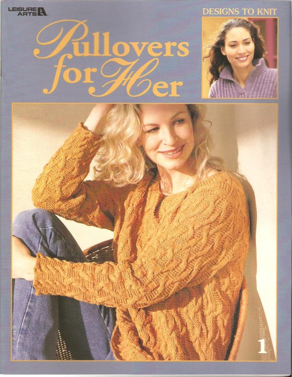 Pullovers for Her Knitting Pattern - Leisure Arts