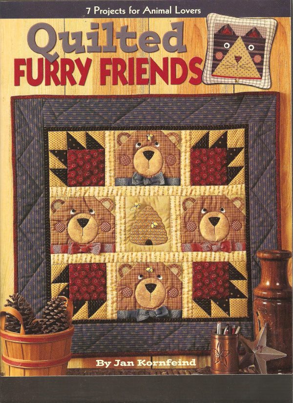 Quilted Furry Friends Quilting Pattern Book