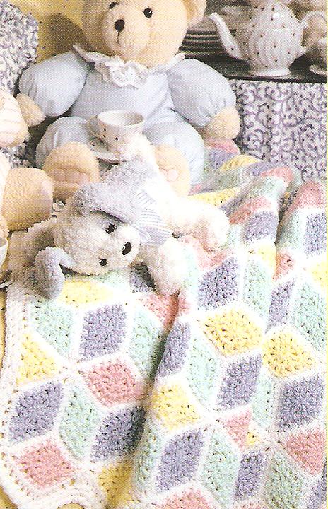 Rainbow Wraps For Baby Crochet Pattern (Afghans) - Image 2