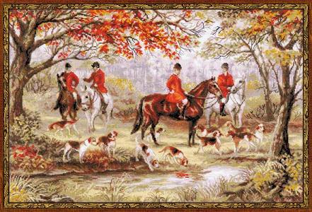 Riding Out (Following The Hounds) Cross Stitch Kit