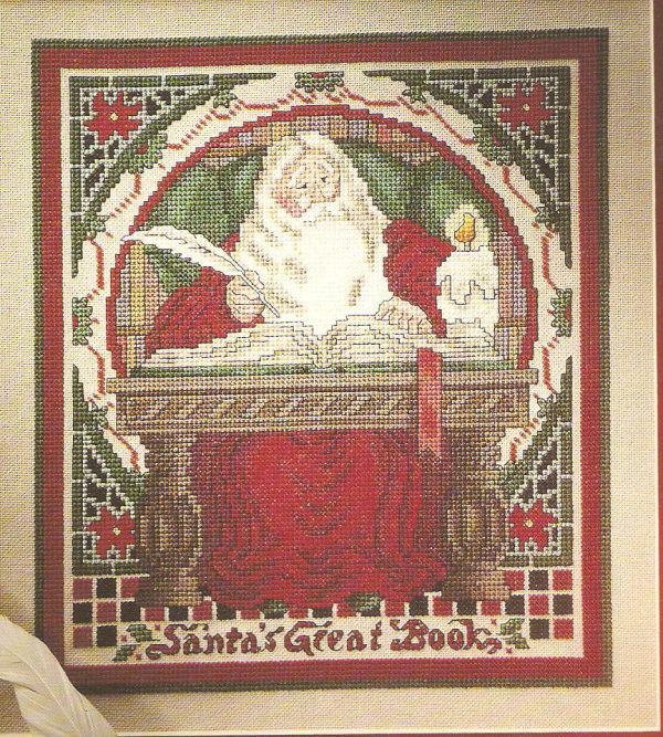 Santa's Great Book Cross Stitch Chart