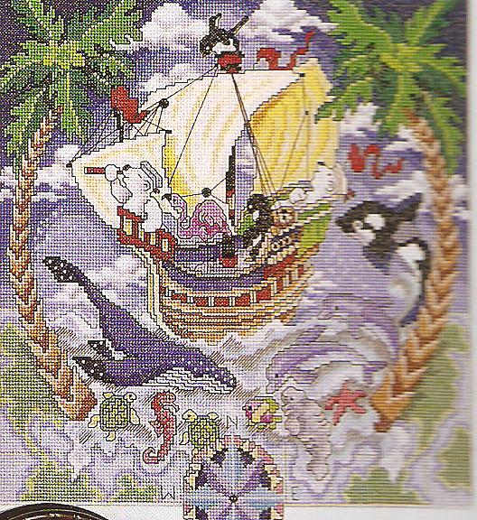 Seaside Fantasy Cross Stitch Chart - 11 Designs - Image 3