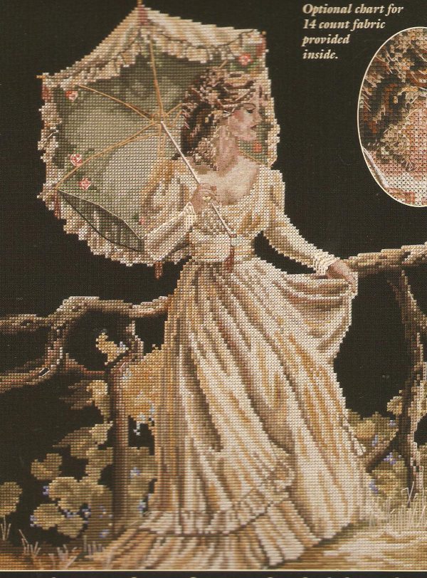 She Walks In Beauty Cross Stitch Chart - Marty Bell