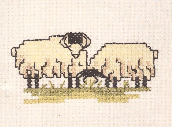 Sheep Cross Stitch Kit - Ideal for Kids