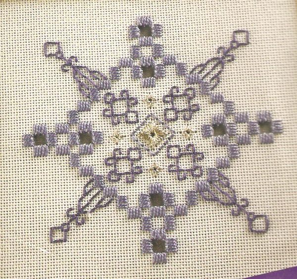 Snowflake Hardanger Cross Stitch Kit - DMC