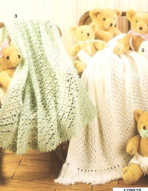 So Sweet Baby Afghans To Knit & Crochet Pattern Booklet - Image 2