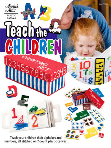 Teach the Children Plastic Canvas Patterns - Flash Cards
