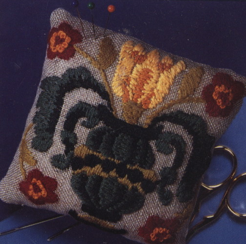 Vase Pin Cushion Embroidery Kit - DMC