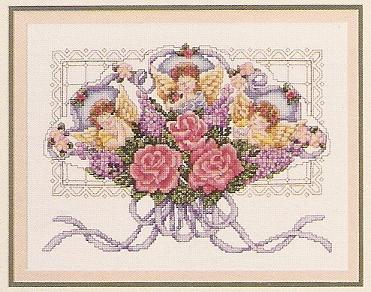 Victorian Powder Room Cross Stitch Chart / Pattern - 8 Designs