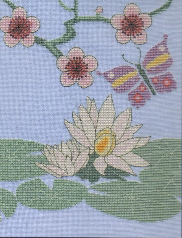 Water Lilies Cross Stitch Kit - DMC