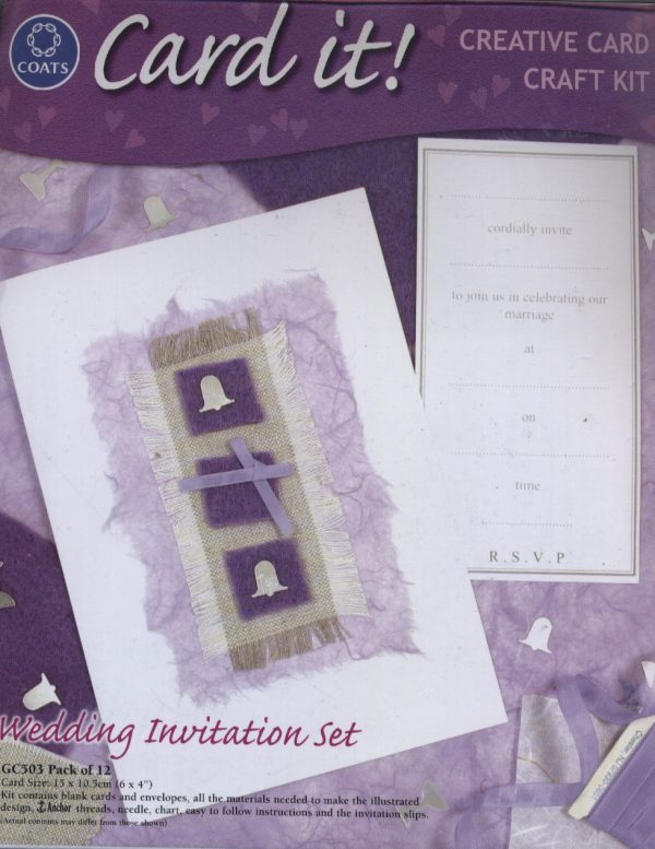 Wedding Invitation Creative Card Kit-12 Incl Envelopes