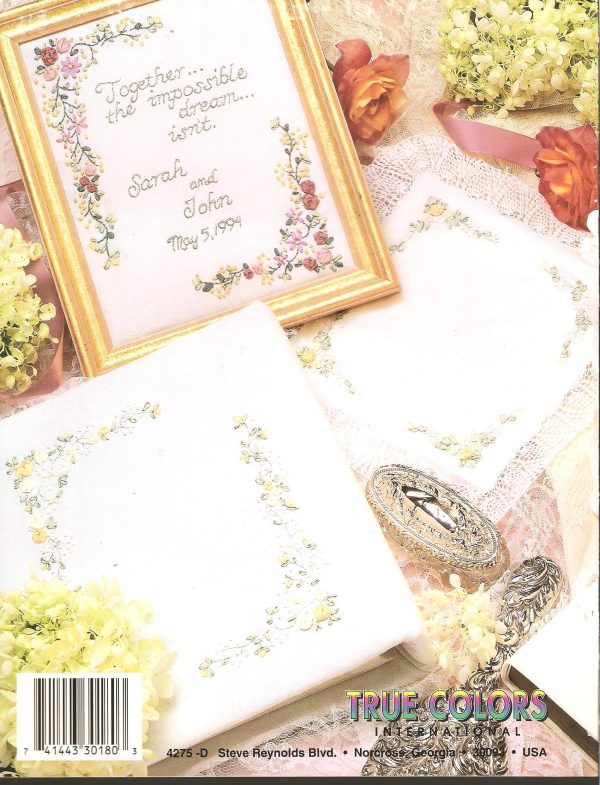 Wedding Memories Ribbon Embroidery Pattern Booklet - Image 2