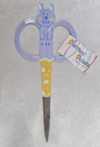Purrfect Points 4" Cat Embroidery Scissors - Lilac