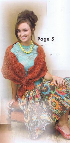 Lotus Leaf Wraps Crochet Booklet (Annies Attic) 5 Projects - Image 2