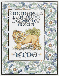 The King (Lion) Cross Stitch Kit - Janlynn